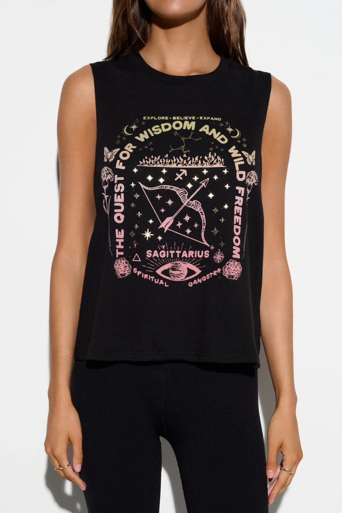 Sagittarius Vibe Tank sold by Spiritual Gangster product image thumbnail 4