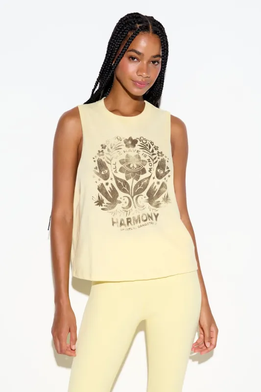 Spring Harmony Vibe Tank made by Spiritual Gangster