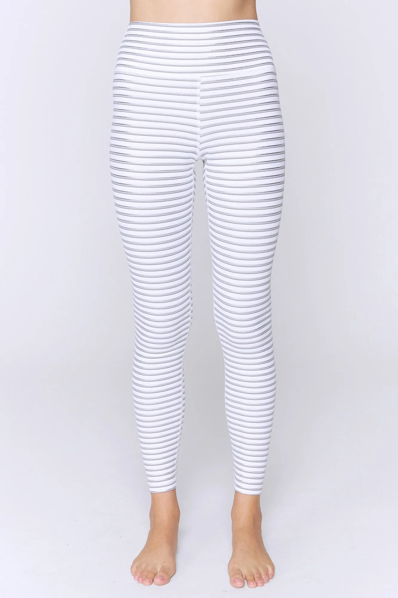 Striped High Waist Legging sold by Spiritual Gangster product image thumbnail 3