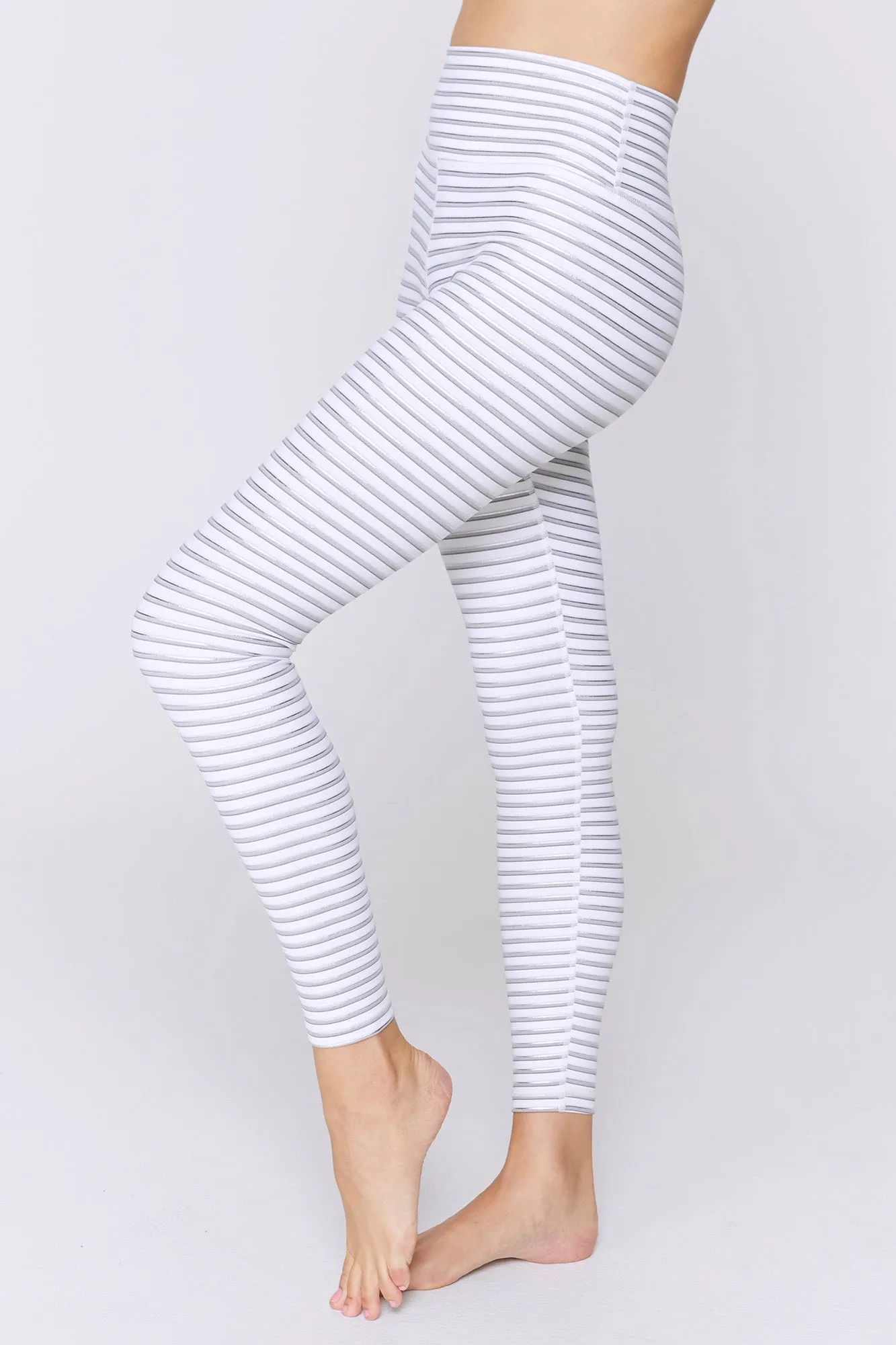Striped High Waist Legging sold by Spiritual Gangster product image thumbnail 2