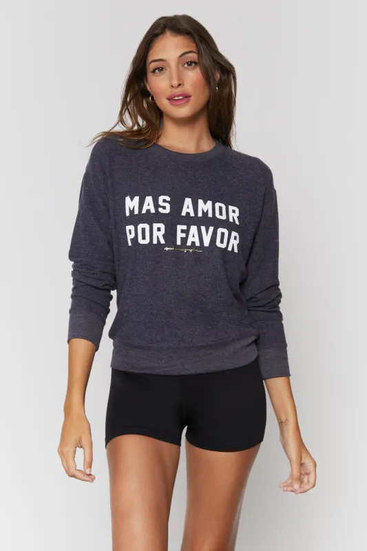 Mas Amor Savasana Sweater made by Spiritual Gangster