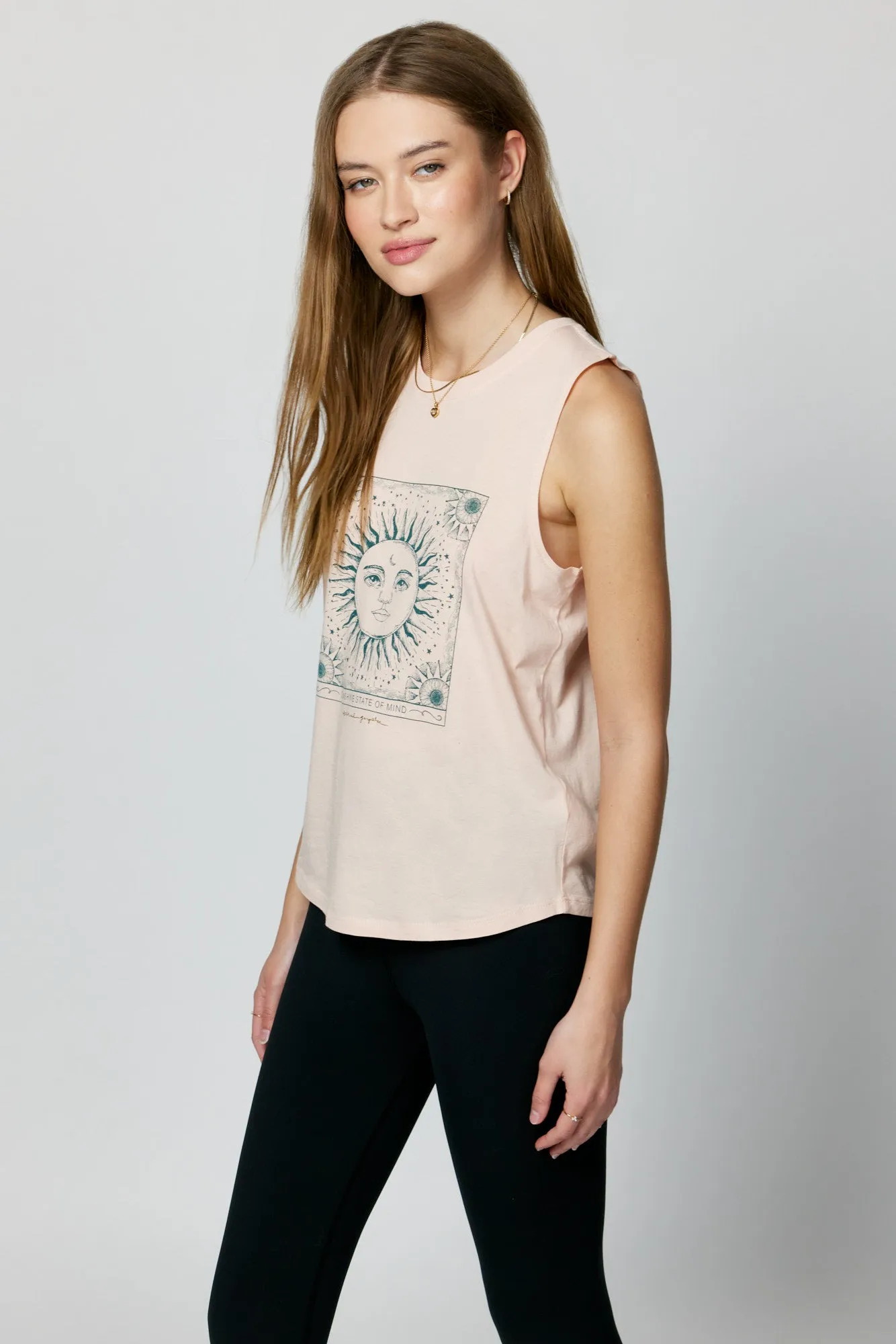 Sunshine State Of Mind Muscle Tank sold by Spiritual Gangster product image thumbnail 2