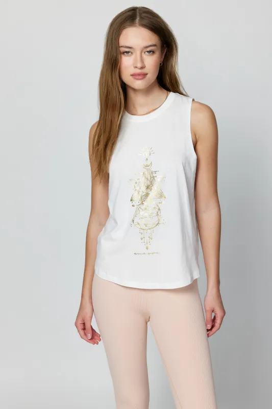Sacred Geo Muscle Tank made by Spiritual Gangster