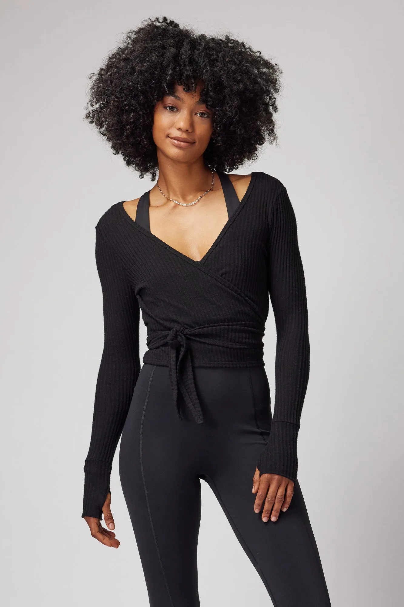 Harmony Rib Wrap Sweater sold by Spiritual Gangster