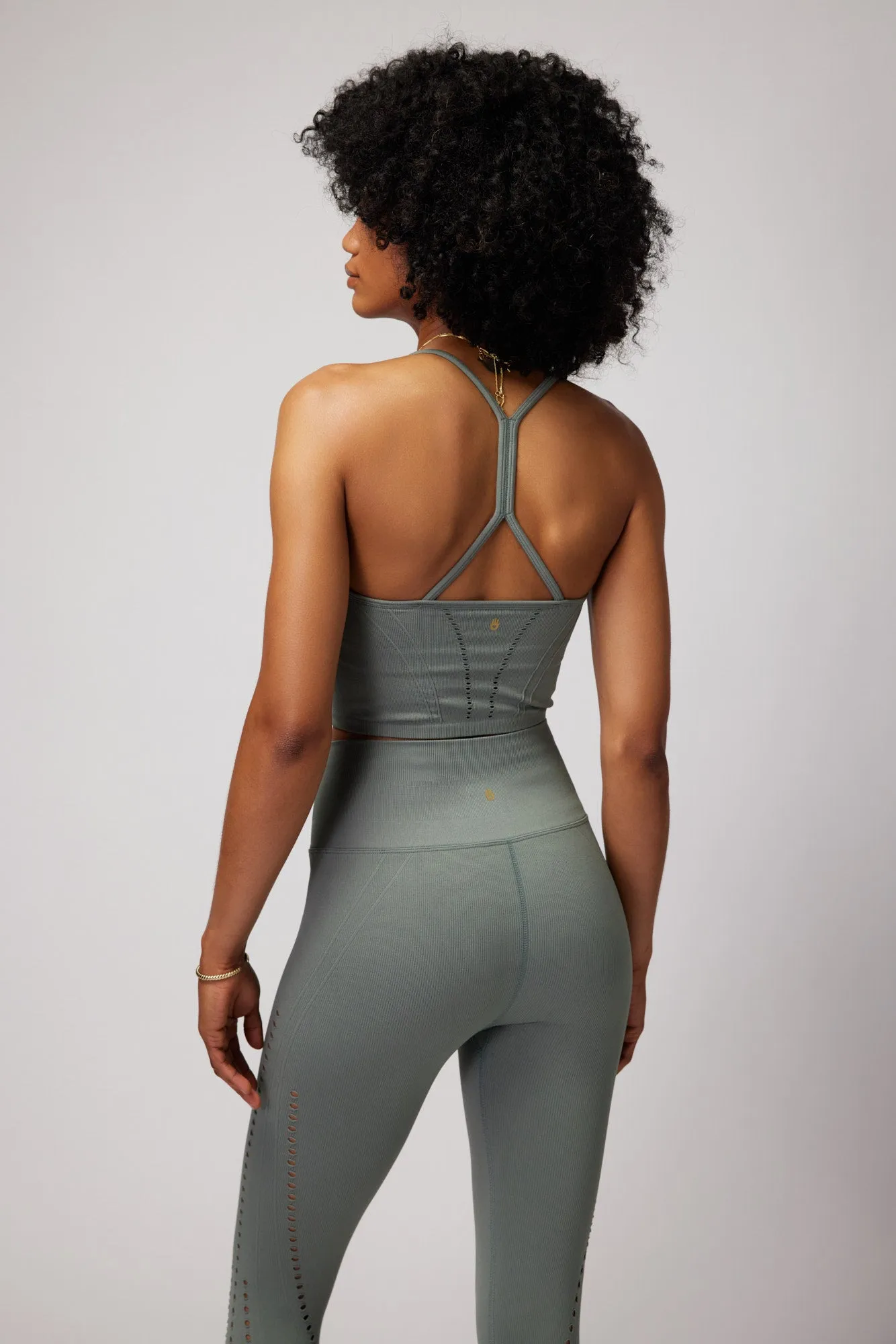 Thea Seamless Crop Tank sold by Spiritual Gangster product image thumbnail 2