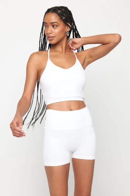 Seamless Ribbed Favorite Bra Tank - Pink Summer Crush | Parallel