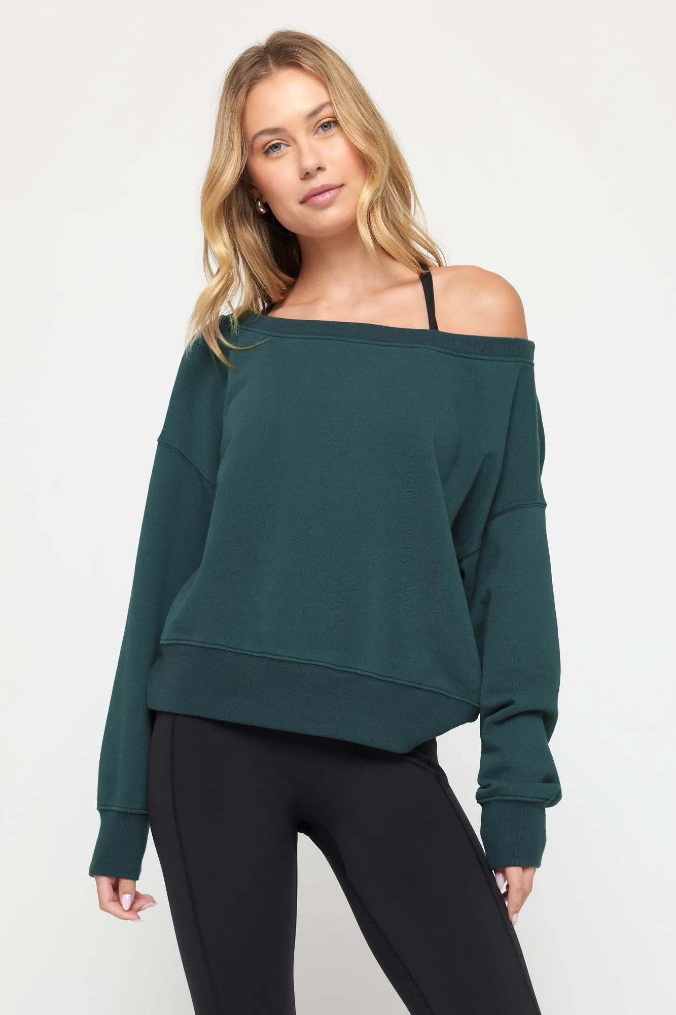 La Vida Off Shoulder Sweatshirt sold by Spiritual Gangster