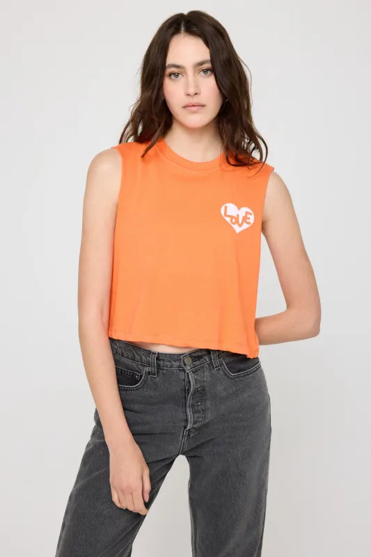 Love Callie Crop Tank made by Spiritual Gangster