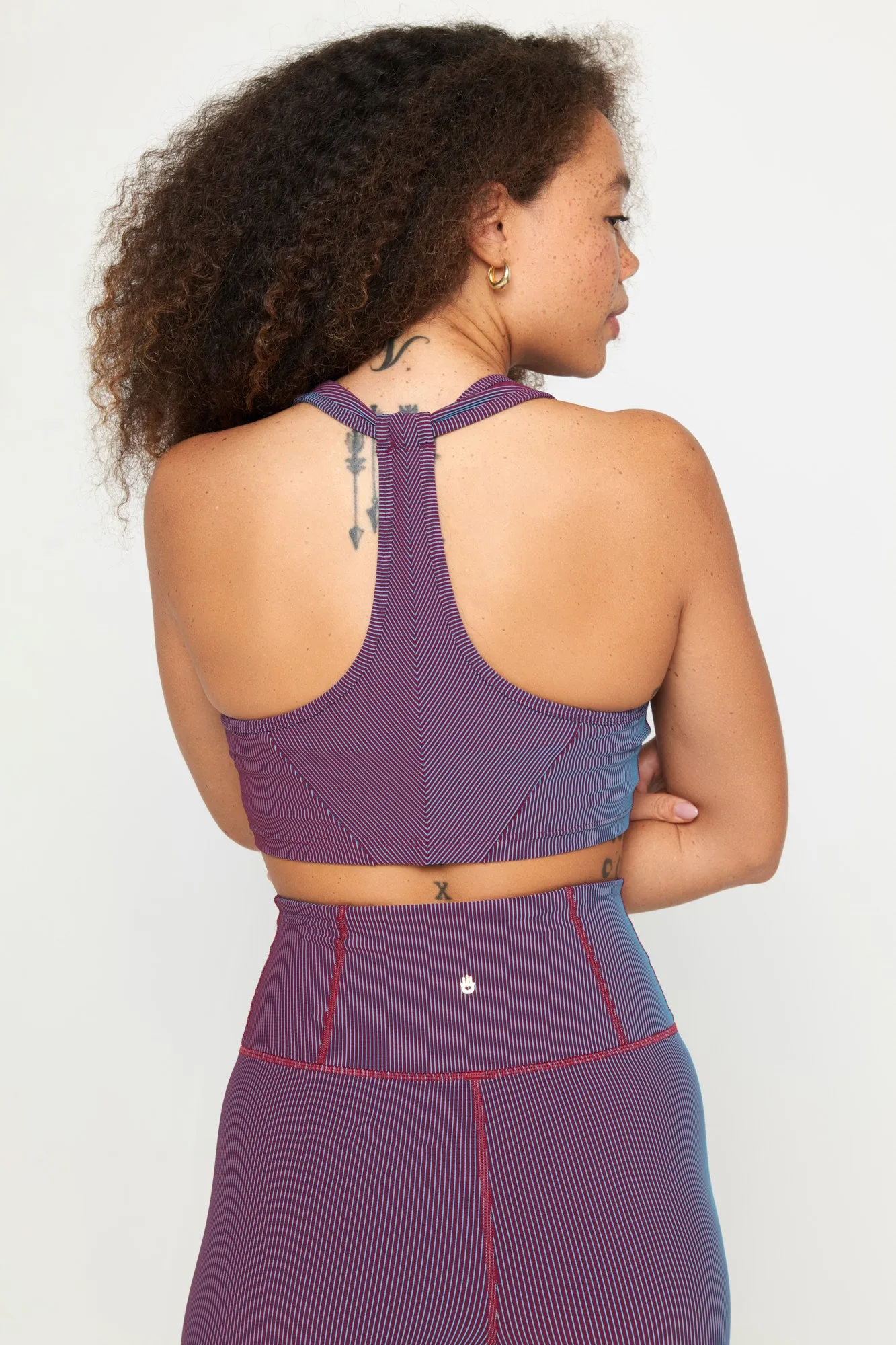 Norah 2-Tone Longline Bra sold by Spiritual Gangster product image thumbnail 3