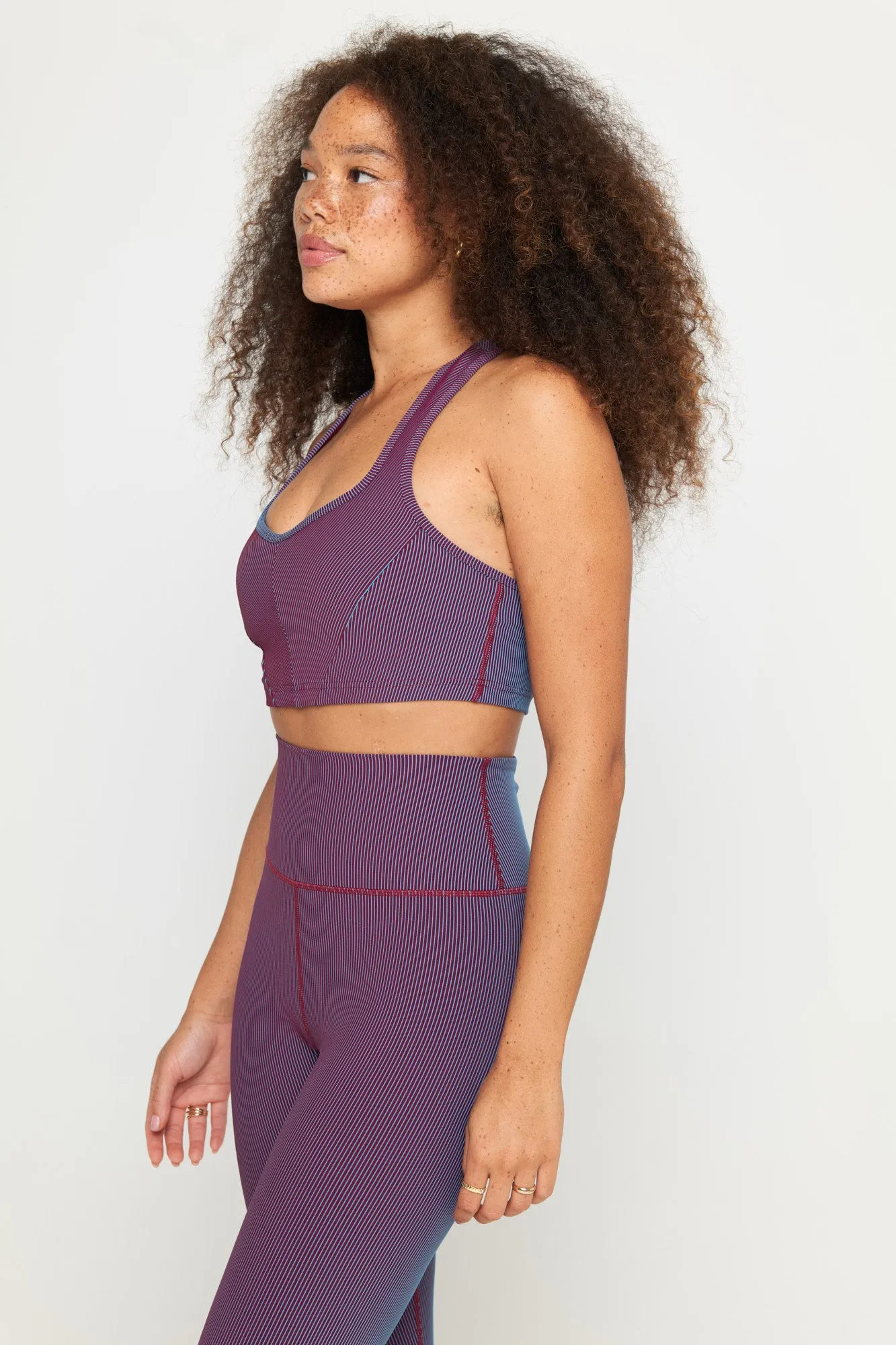 Norah 2-Tone Longline Bra sold by Spiritual Gangster product image thumbnail 4