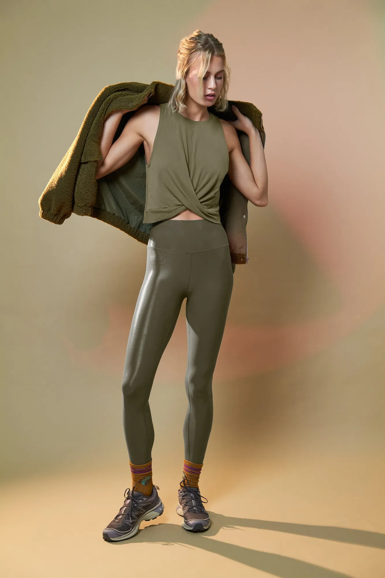 Ada High Gloss Legging sold by Spiritual Gangster product image thumbnail 2