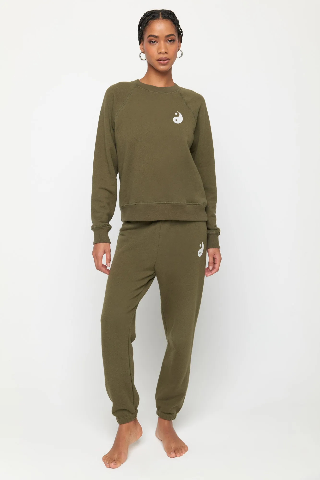 Yin Yang Luna Sweatpant sold by Spiritual Gangster product image thumbnail 5