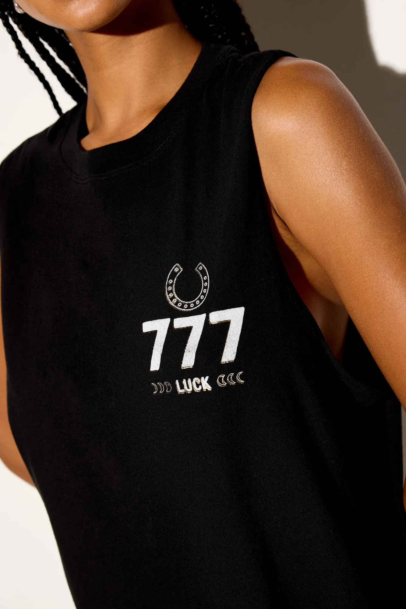 777 Luck Vibe Tank sold by Spiritual Gangster product image thumbnail 4