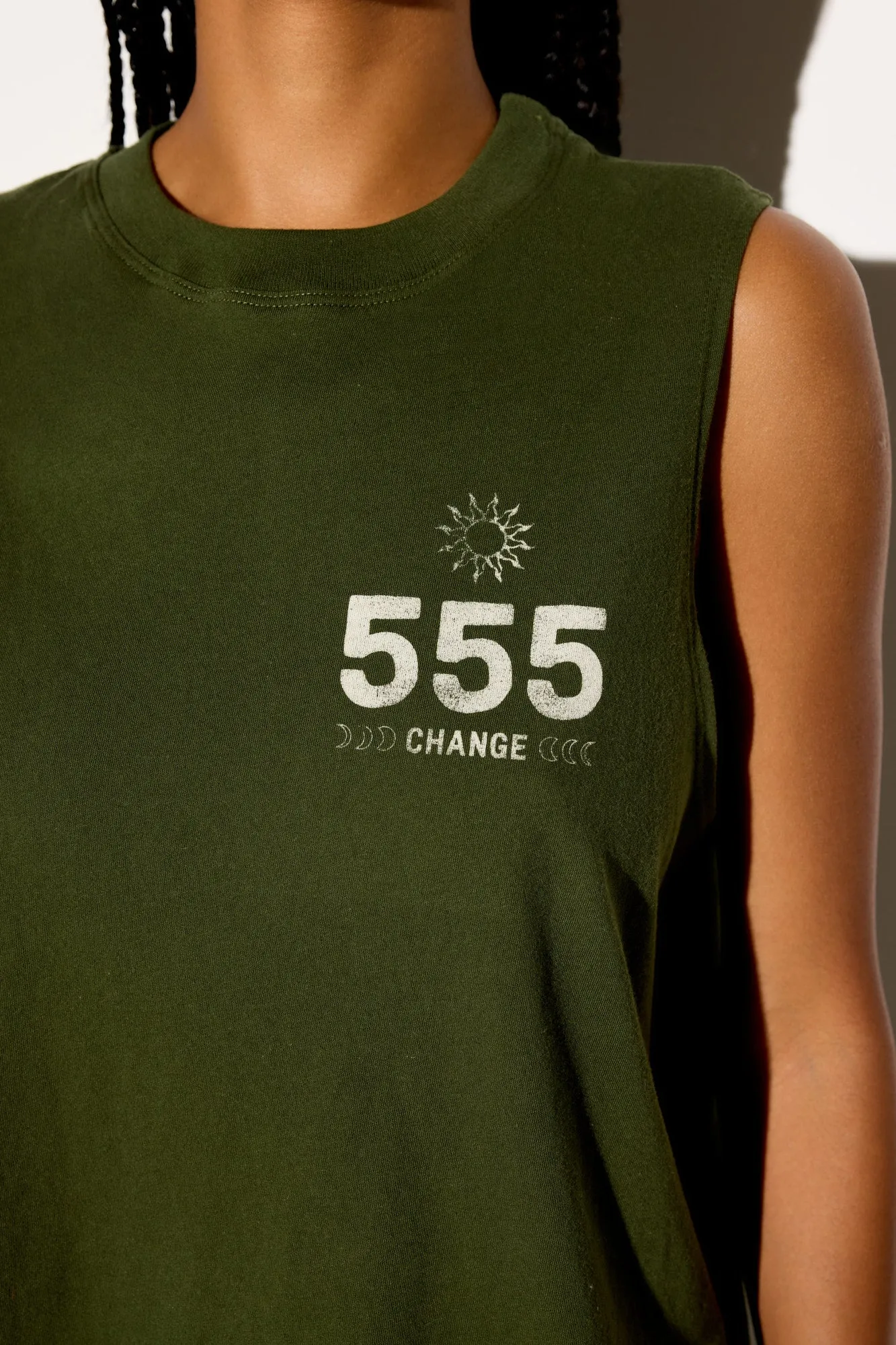555 Change Vibe Tank sold by Spiritual Gangster product image thumbnail 4