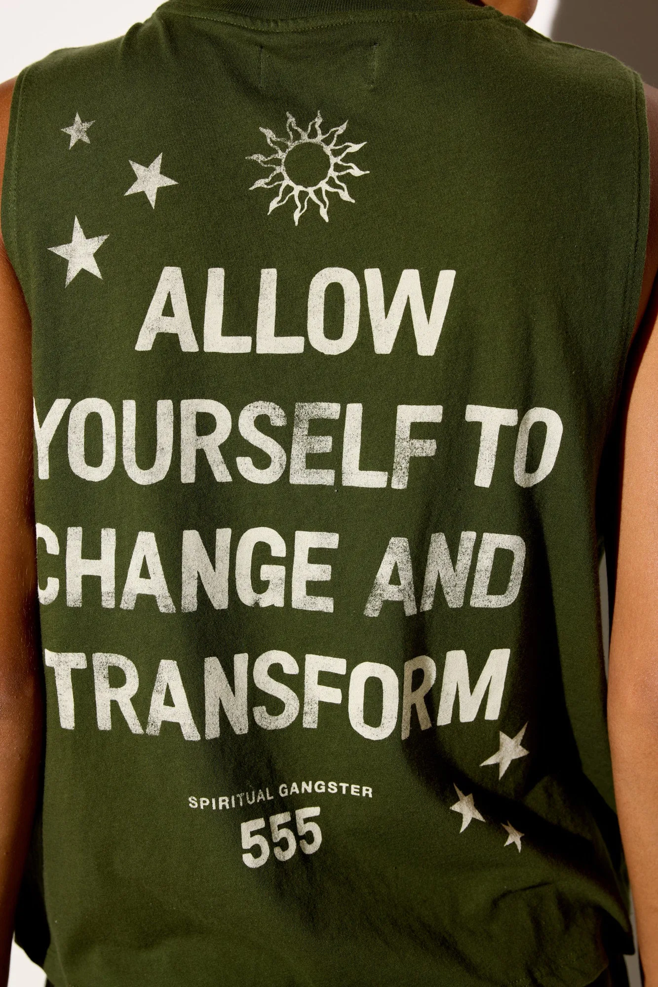 555 Change Vibe Tank sold by Spiritual Gangster product image thumbnail 5