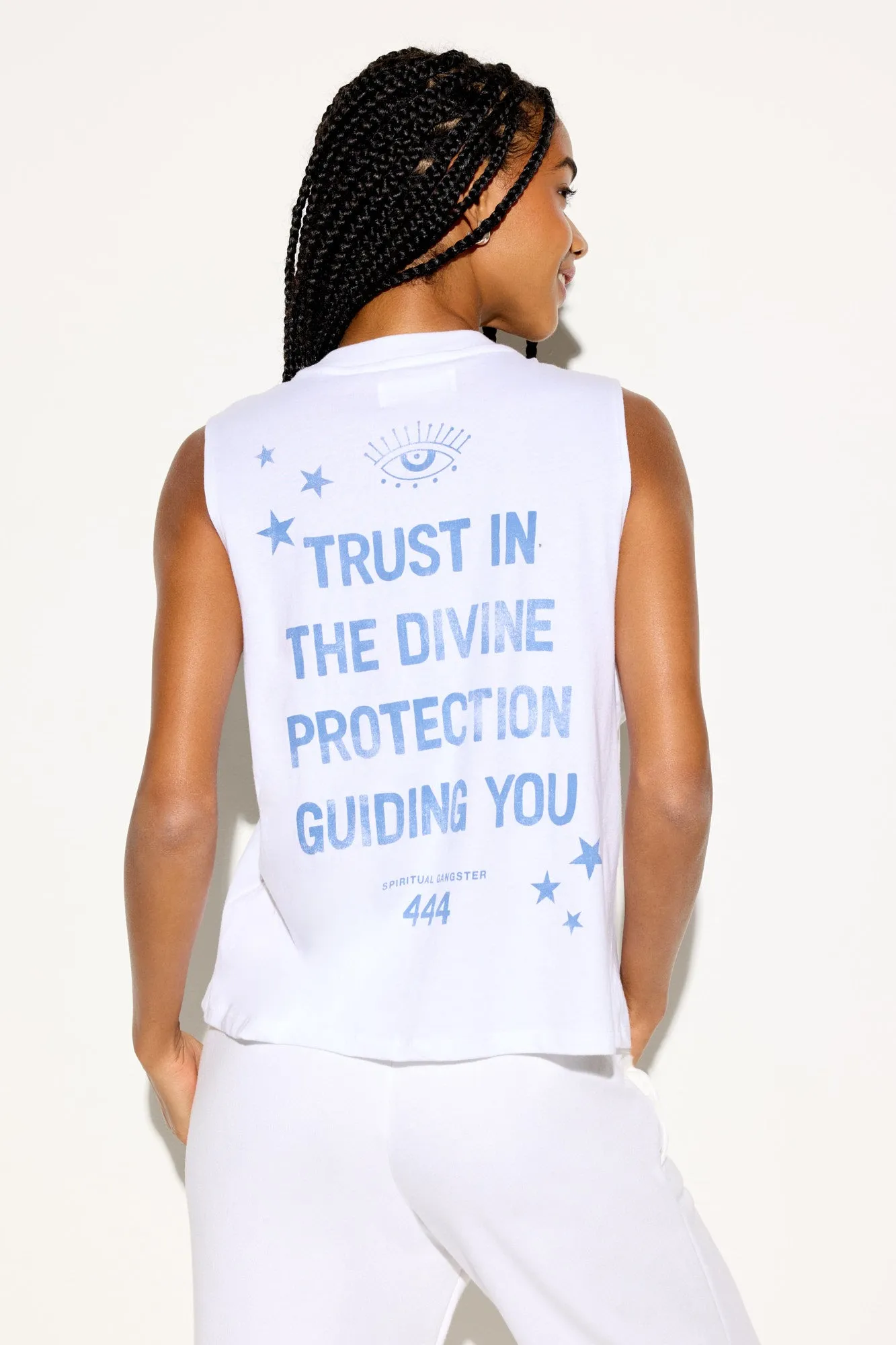 444 Protect Vibe Tank sold by Spiritual Gangster product image thumbnail 2