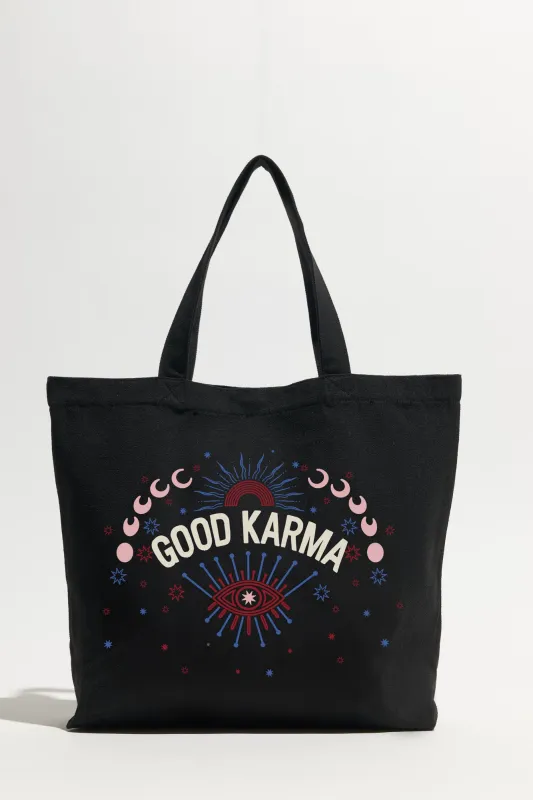 Good Karma Tote Bag made by Spiritual Gangster