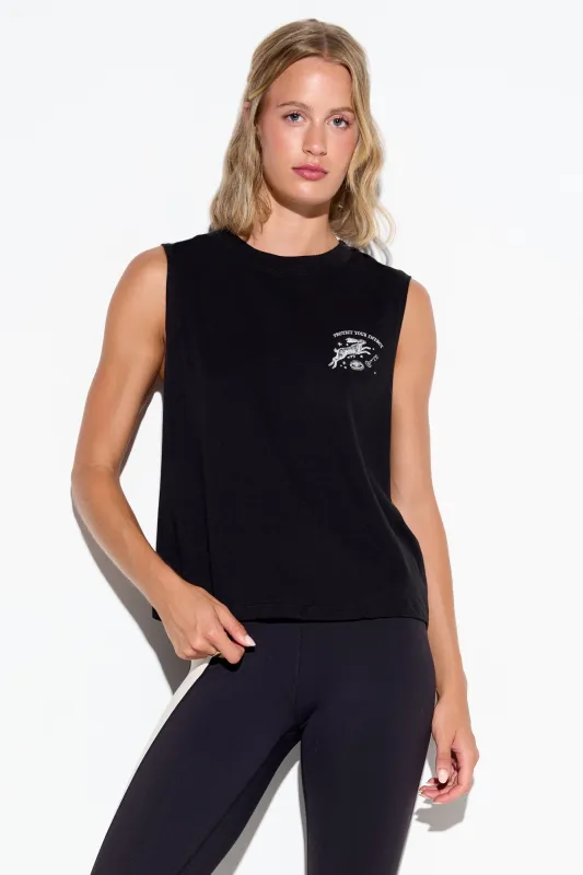 Optimist Vibe Tank made by Spiritual Gangster