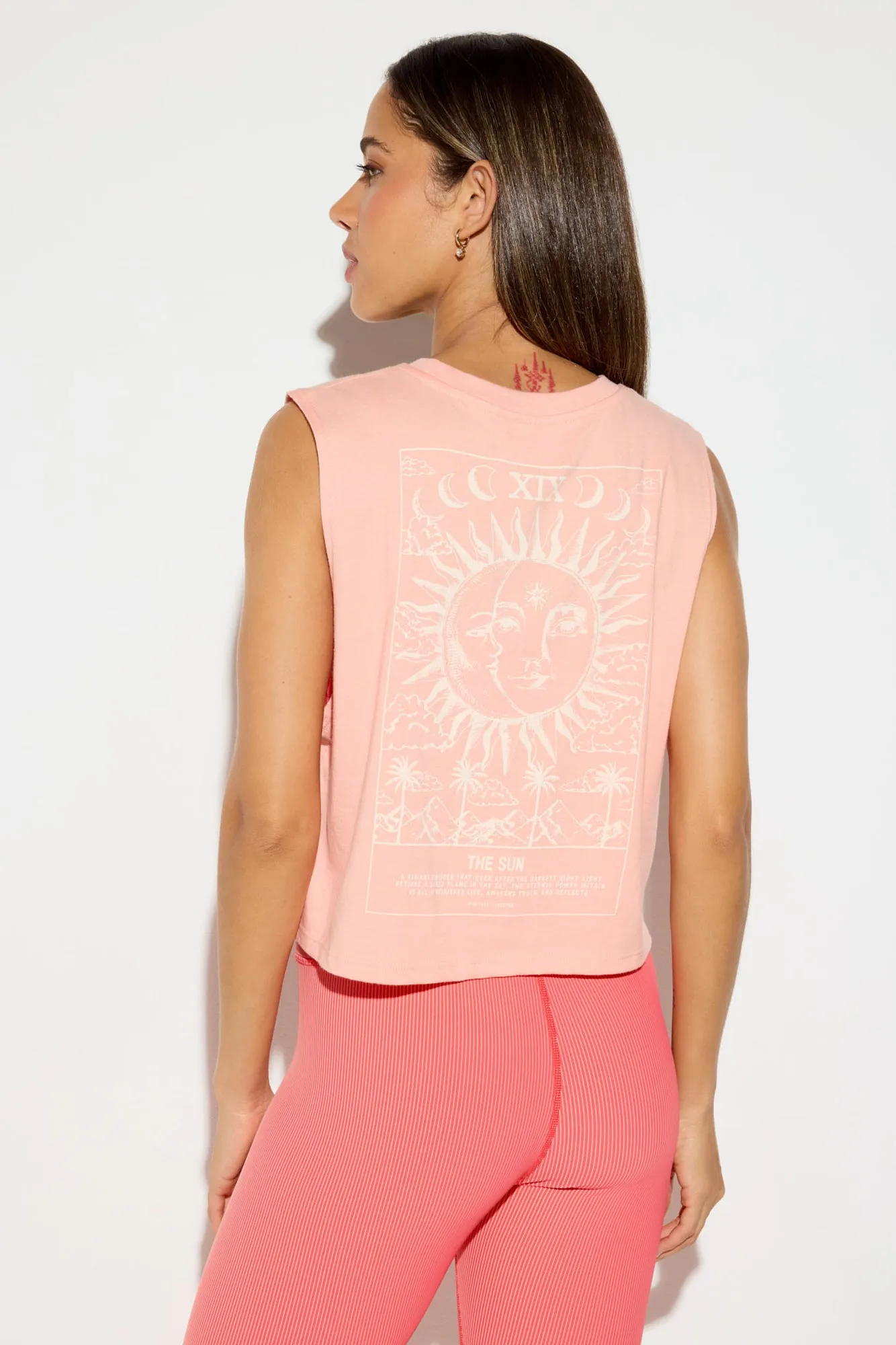 Power of Sun Spirit Crop Tank sold by Spiritual Gangster product image thumbnail 2