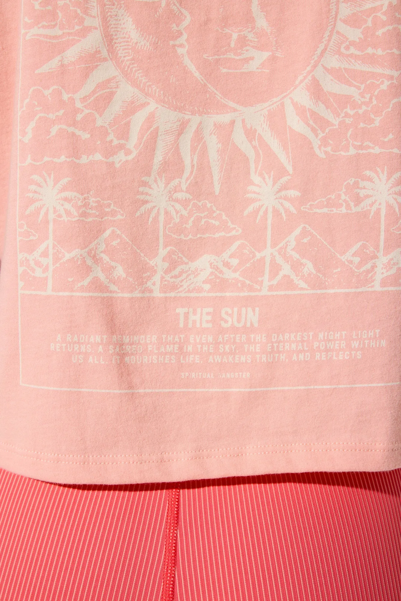 Power of Sun Spirit Crop Tank sold by Spiritual Gangster product image thumbnail 4