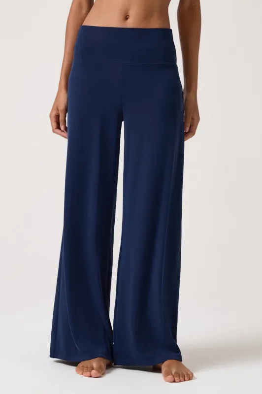 Zen Rib Journey Wide Leg Pant made by Spiritual Gangster
