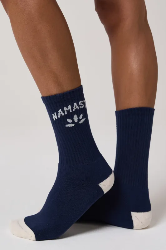 Lotus Crew Sock made by Spiritual Gangster
