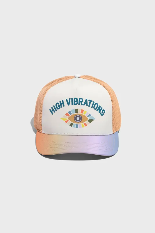 Higher Bloom Trucker Hat made by Spiritual Gangster