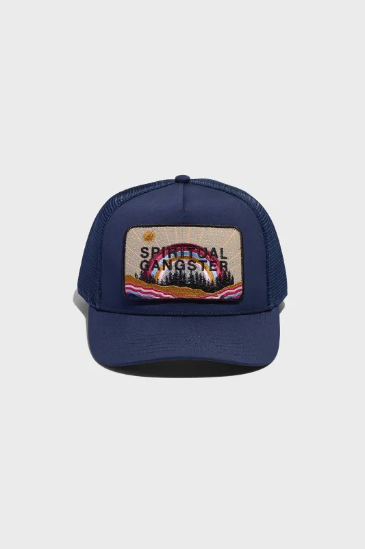 Sol Peaks Trucker Hat made by Spiritual Gangster