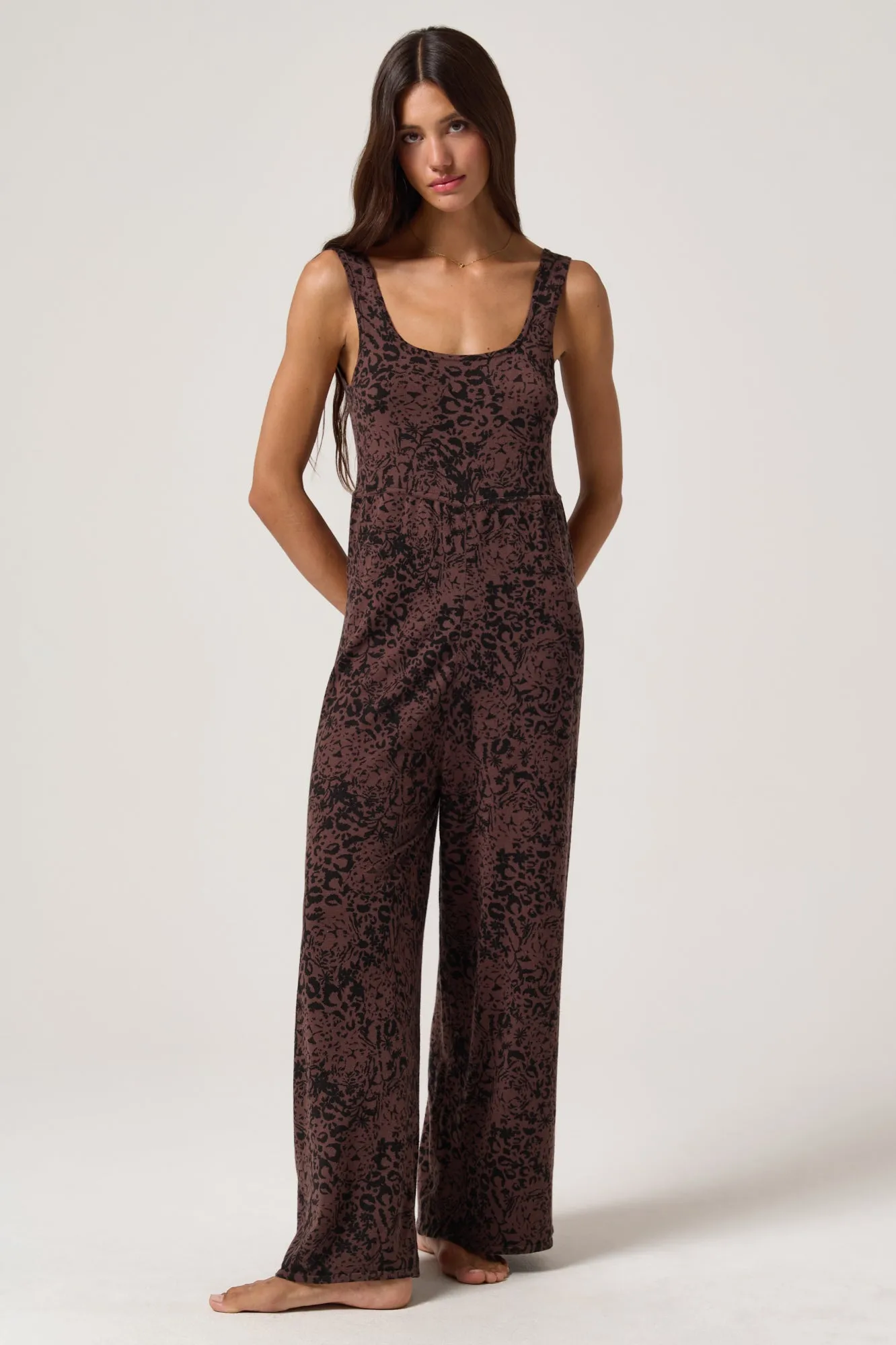LuxeKnit Leopard Boho Jumpsuit sold by Spiritual Gangster product image thumbnail 4