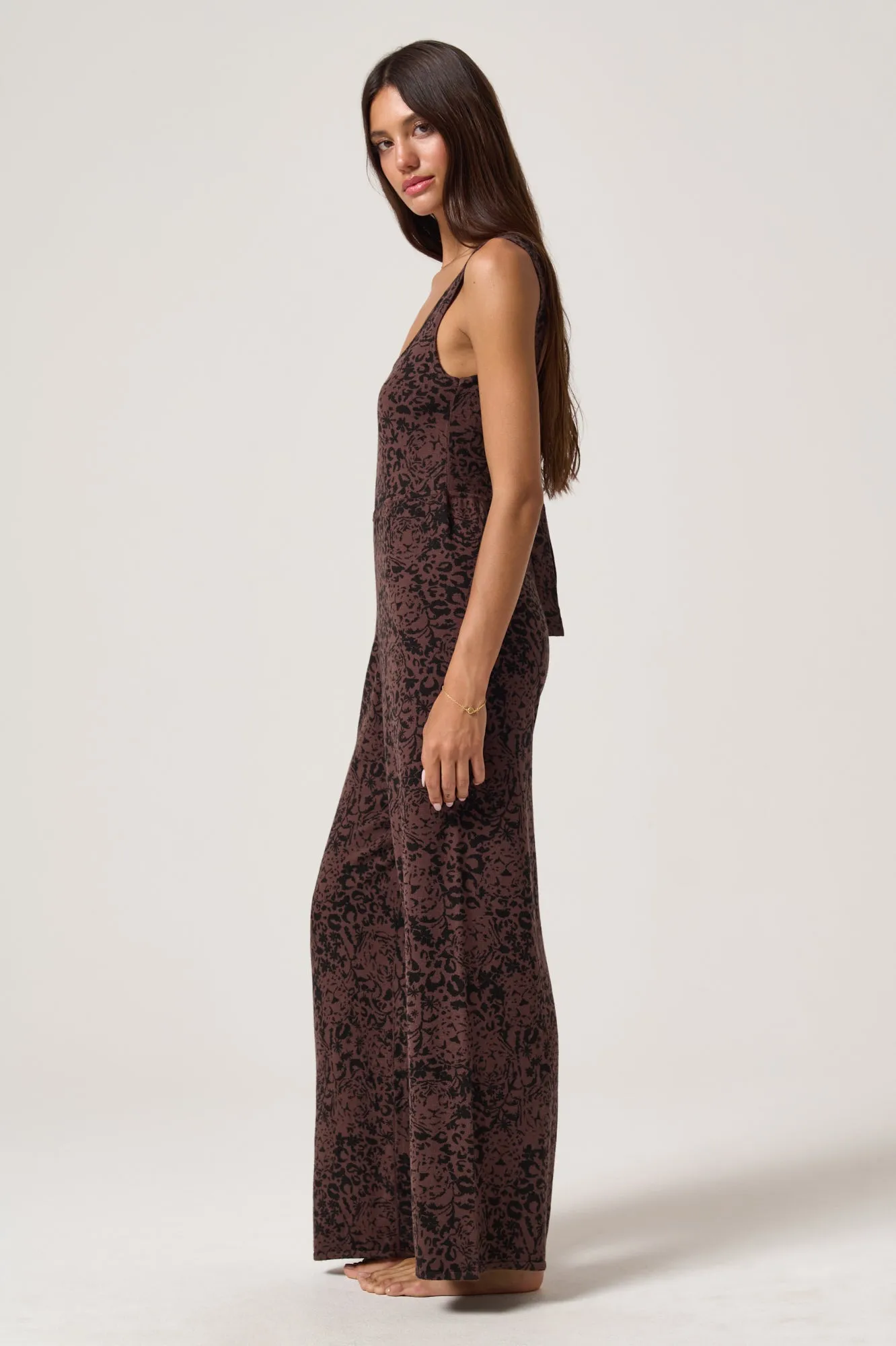 LuxeKnit Leopard Boho Jumpsuit sold by Spiritual Gangster product image thumbnail 5