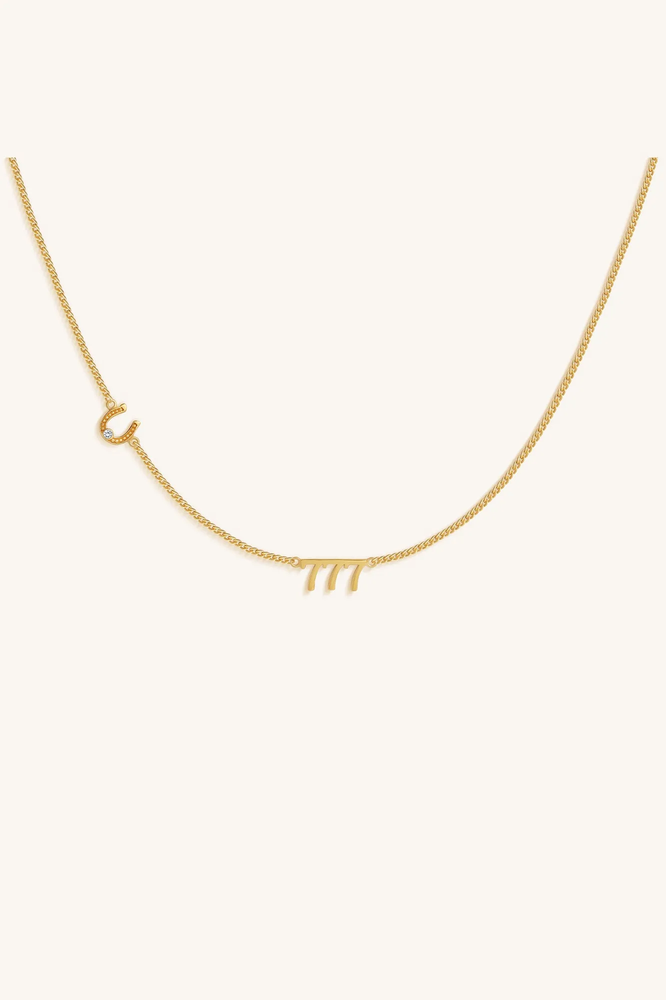 777 Horse Shoe Necklace sold by Spiritual Gangster product image thumbnail 2