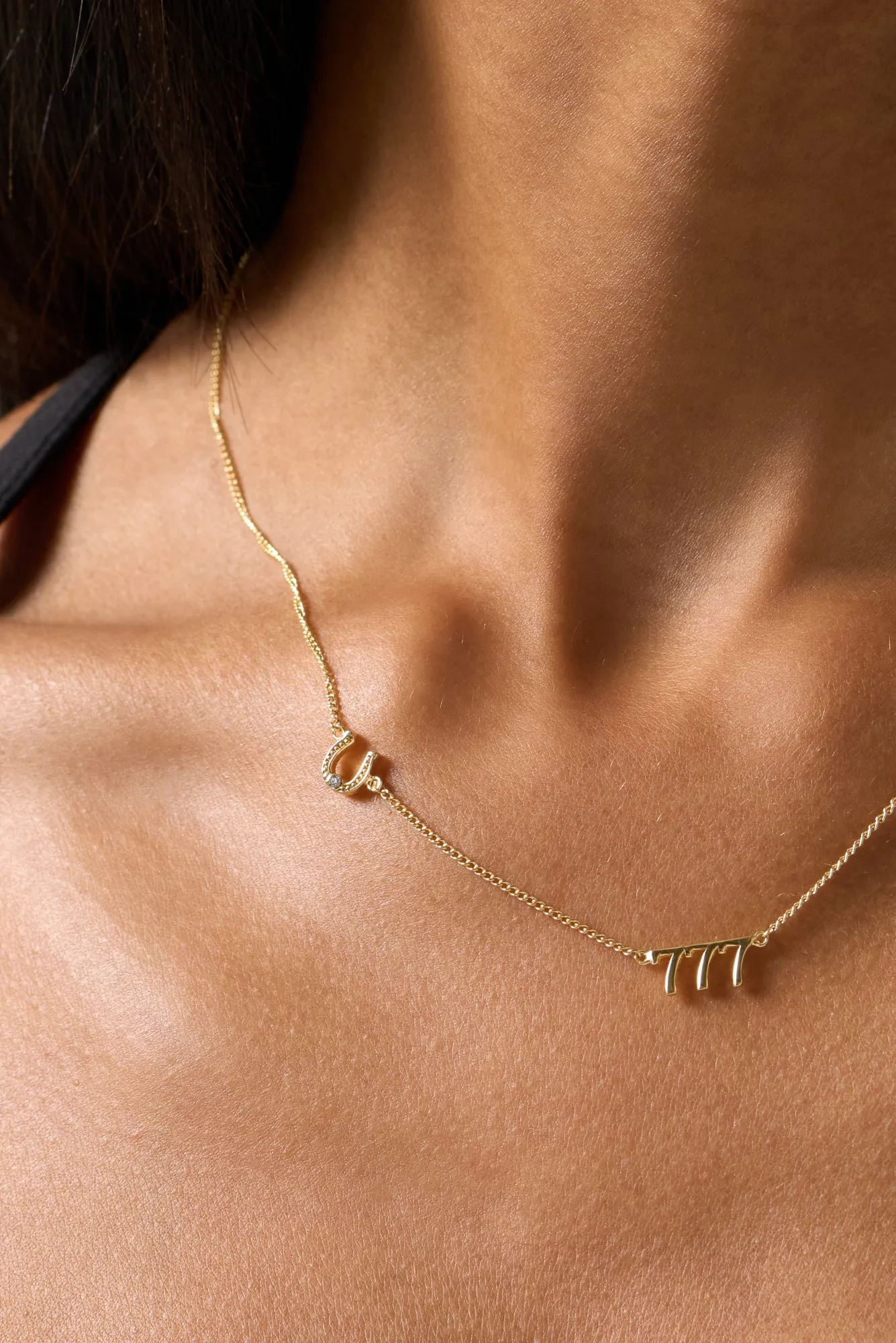 777 Horse Shoe Necklace sold by Spiritual Gangster product image thumbnail 3