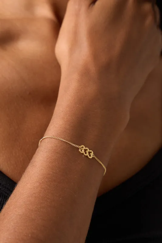 333 Chain Bracelet made by Spiritual Gangster