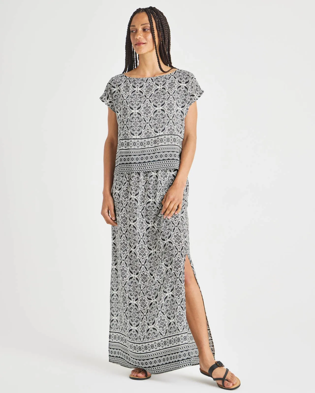 Printed Alessandra Silk Maxi Skirt sold by Splendid product image thumbnail 2