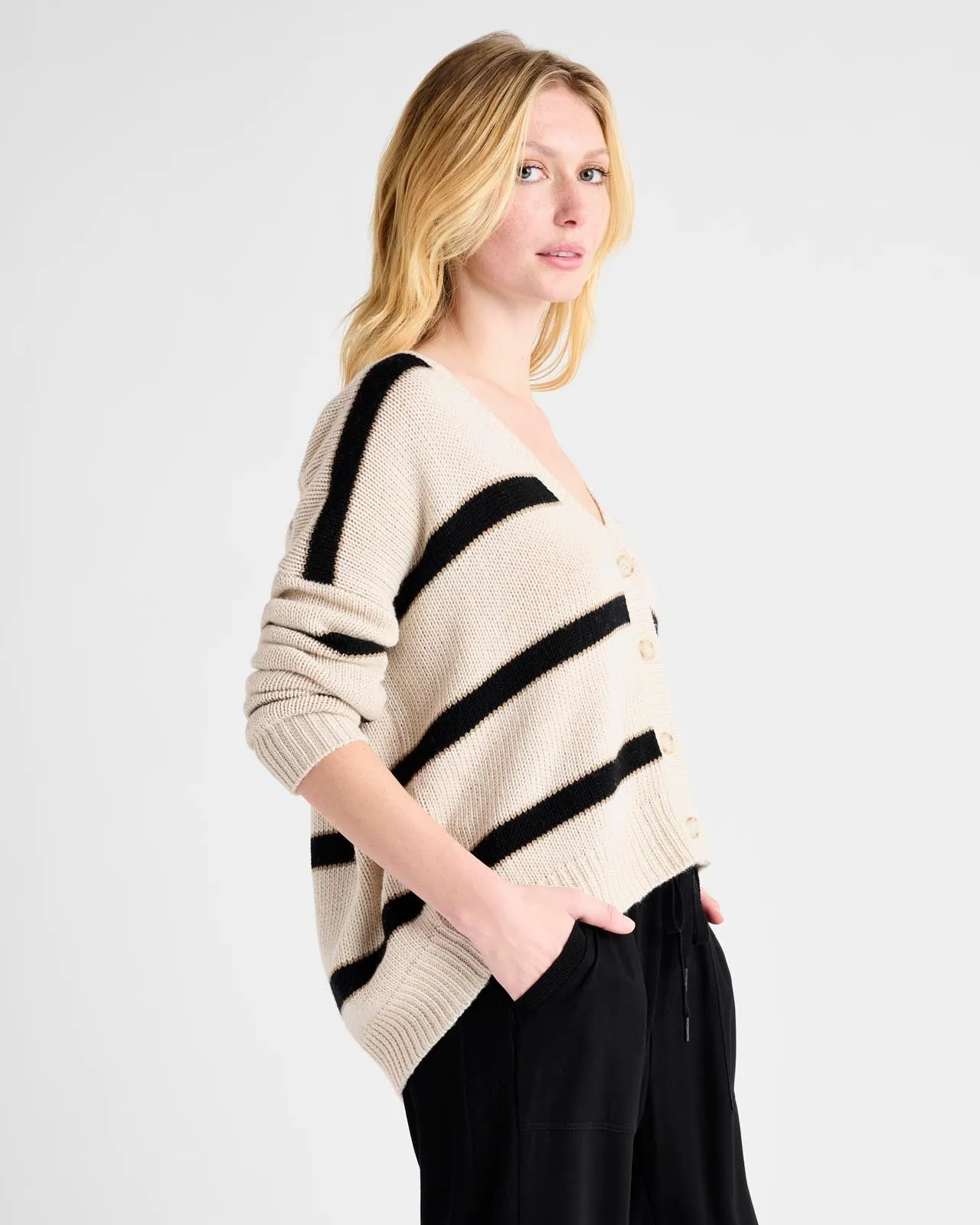 Kendall Stripe Cardigan sold by Splendid product image thumbnail 4