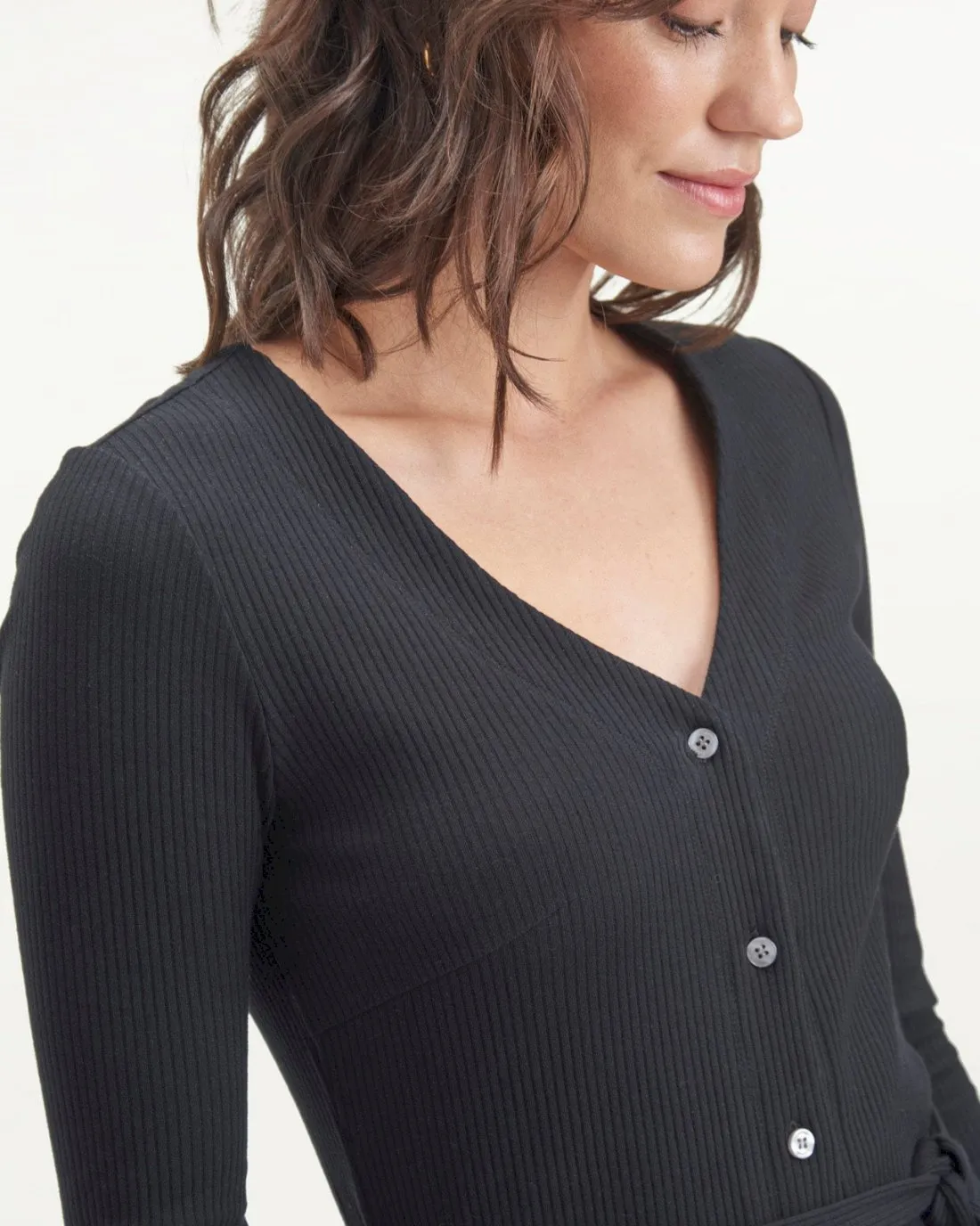 Rib Button Front Dress sold by Splendid product image thumbnail 2