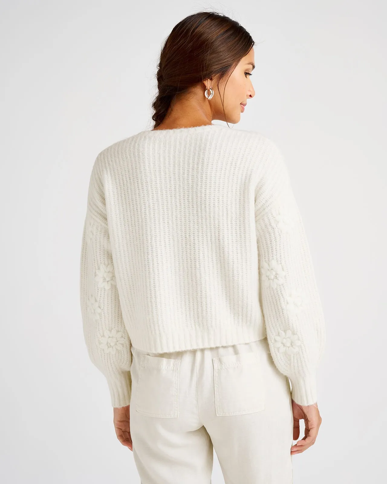 Margo Floral Sweater sold by Splendid product image thumbnail 4