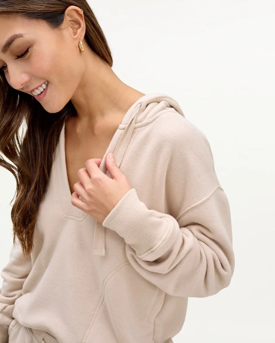 Mary Lawless Lee x Splendid Solid Hooded Sweatshirt sold by Splendid product image thumbnail 3