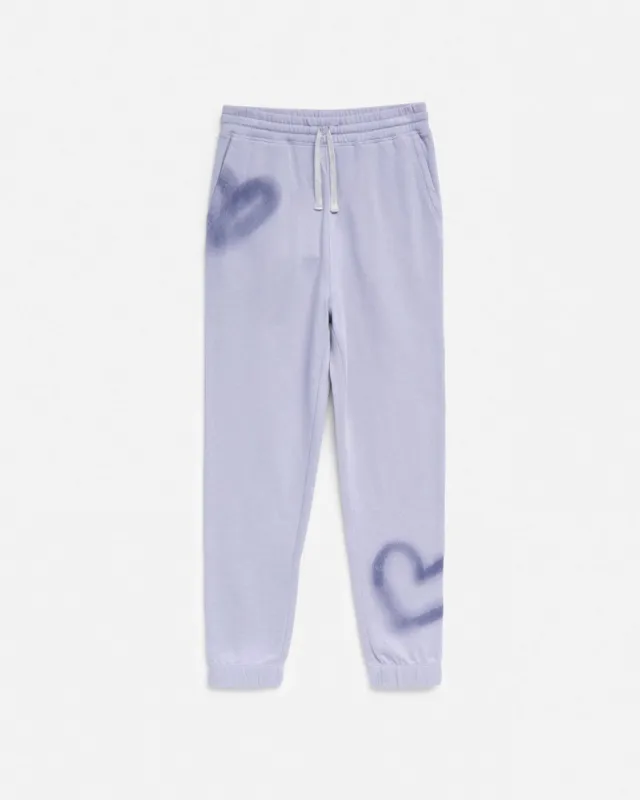 Girls Lavender Heart Sweatpant sold by Splendid