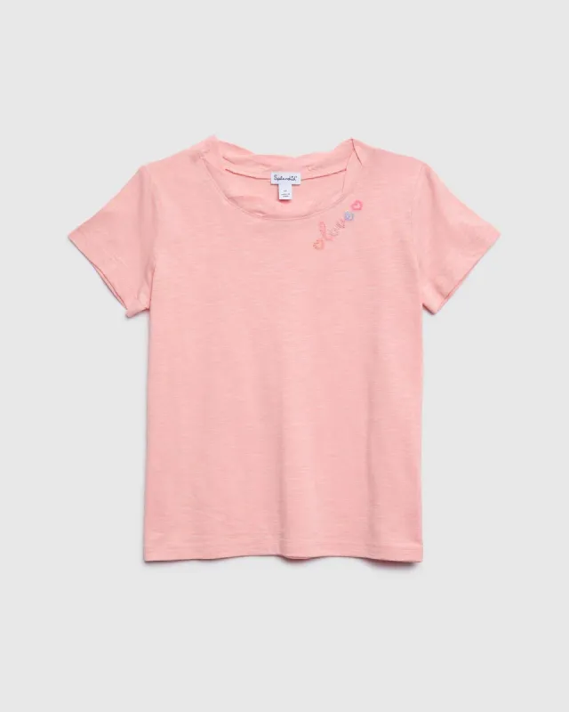 Girls Ombre Spray Short Sleeve Tee sold by Splendid