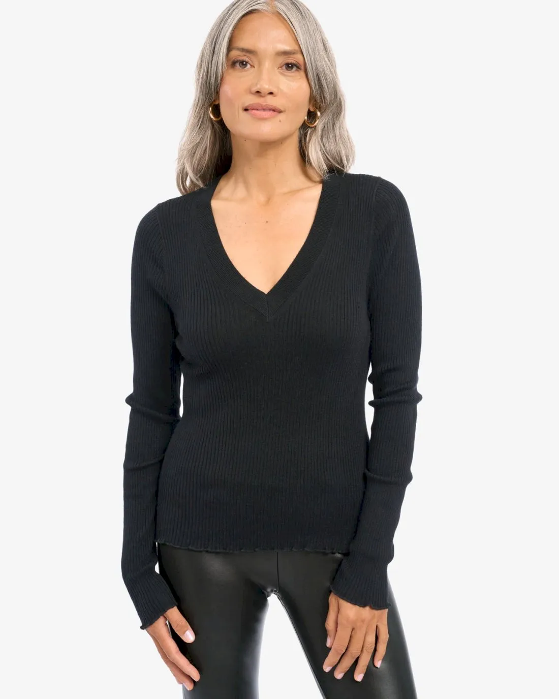 Josie V-Neck Sweater sold by Splendid product image thumbnail 5