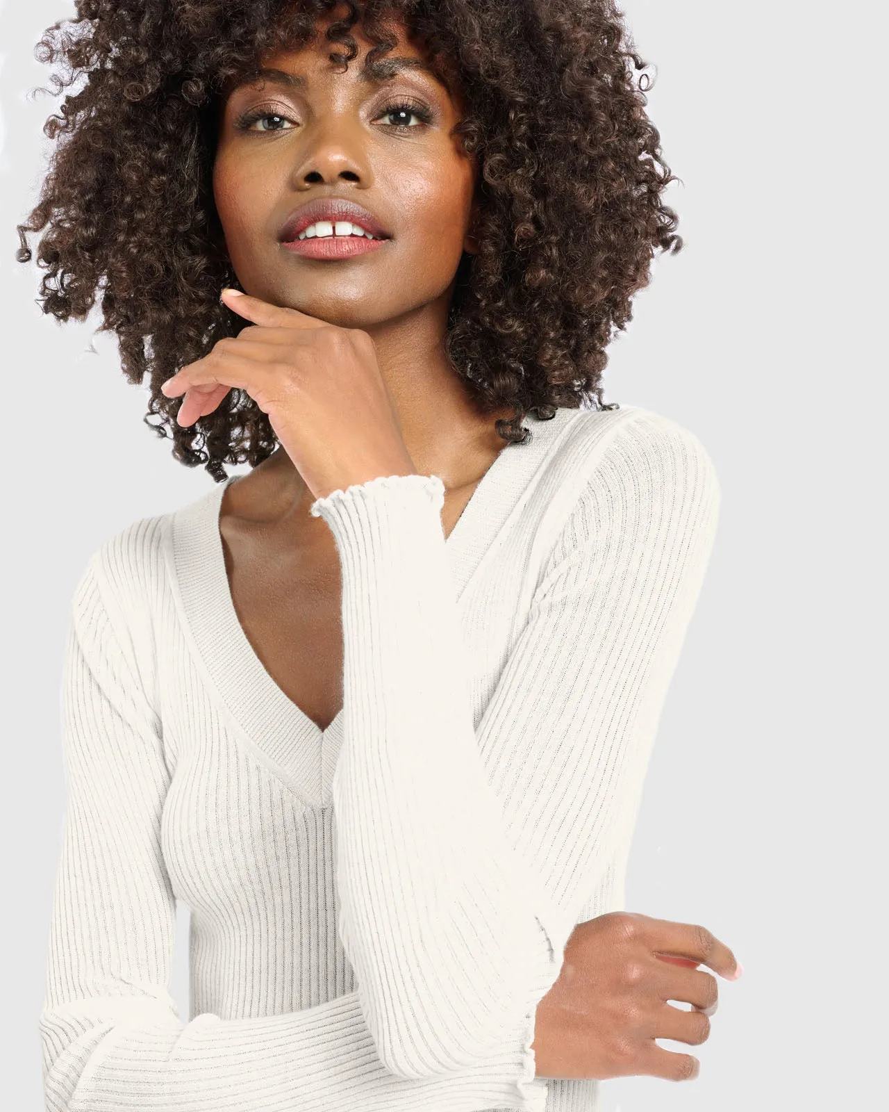 Josie V-Neck Sweater sold by Splendid product image thumbnail 2