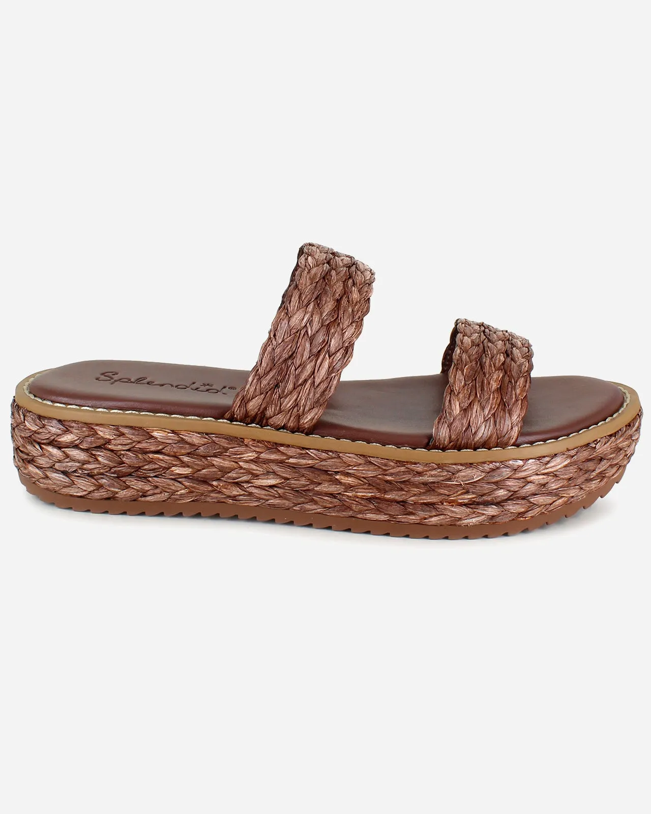 Goldi Raffia Wedge in Espresso sold by Splendid product image thumbnail 3
