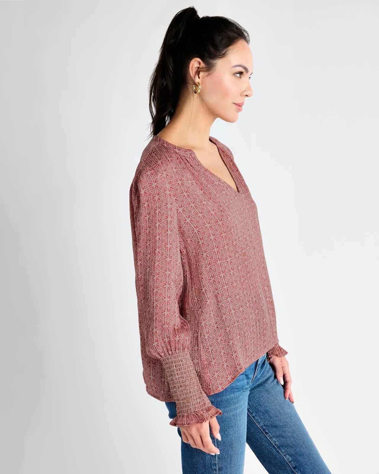 Ellen Crinkle Top sold by Splendid product image thumbnail 4