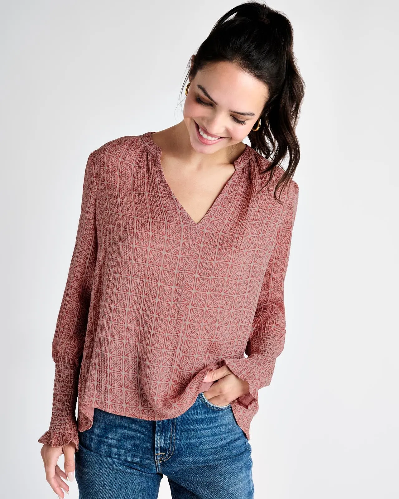 Ellen Crinkle Top sold by Splendid product image thumbnail 2