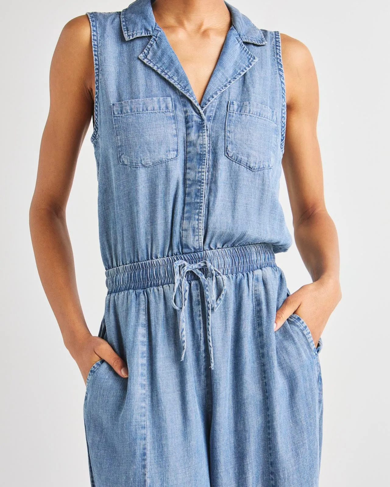 Carlotta Indigo Jumpsuit sold by Splendid product image thumbnail 2