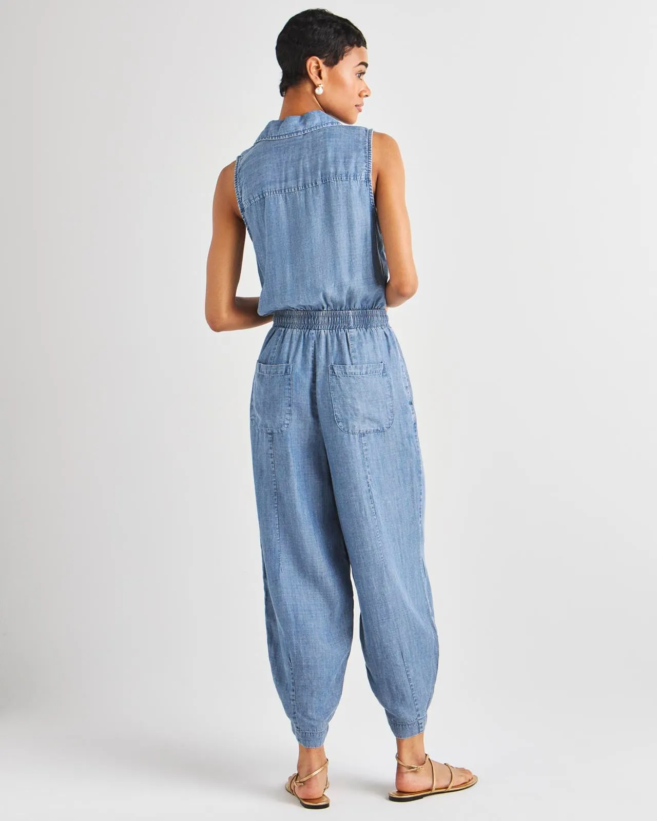 Carlotta Indigo Jumpsuit sold by Splendid product image thumbnail 4