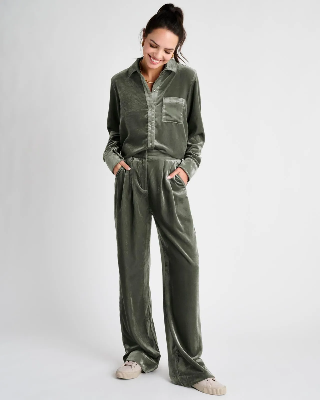 Irene Velvet Pant sold by Splendid product image thumbnail 2