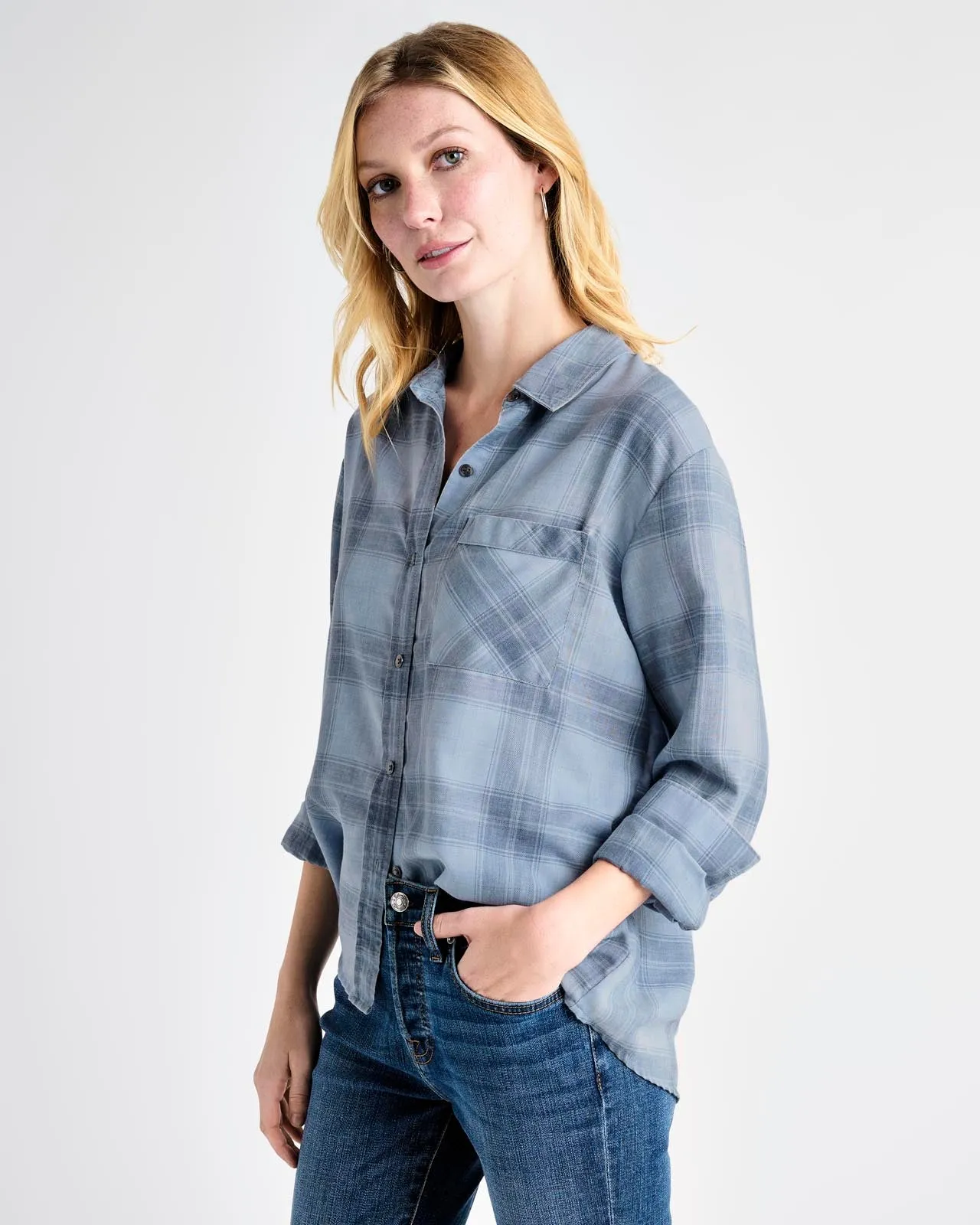 Abigail Plaid Button Down sold by Splendid product image thumbnail 4