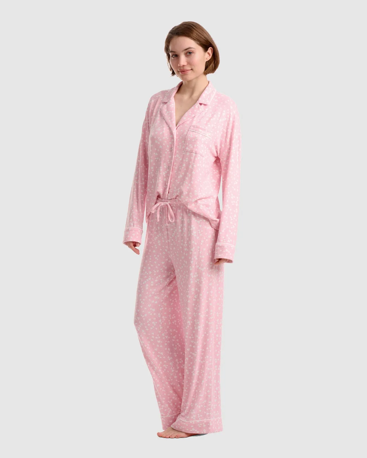 Notch Collar Hearts PJ Set sold by Splendid product image thumbnail 2